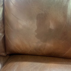 2Pソファ　ブラウンの画像