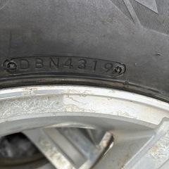 すぐ履けます！！ジムニー用　アルミホイール付きスタッドレスタイヤお譲りしますの画像