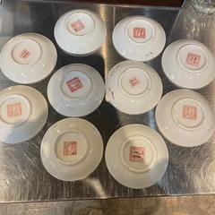 【引き取り限定】中古品　中華　小皿　10枚セットの画像
