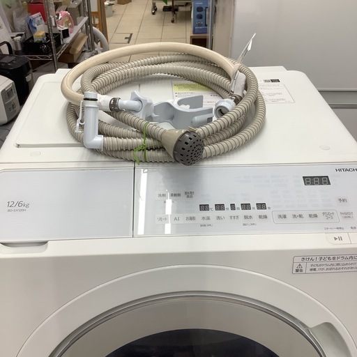 HITACHI   日立　ドラム式洗濯乾燥機　BD-SX120HL   2023年製  洗濯12㎏　乾燥6㎏