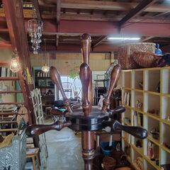 木製 ポールハンガー 傘立て 帽子掛け かばん掛け 玄関収納 /HJ-0563 1Fの画像