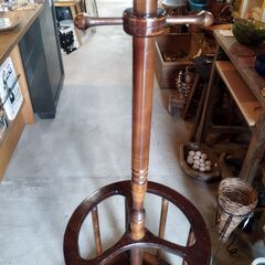 木製 ポールハンガー 傘立て 帽子掛け かばん掛け 玄関収納 /HJ-0563 1Fの画像