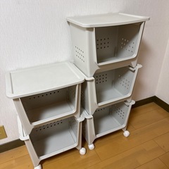 プラスチックケース　連結型　5個セットの画像