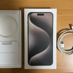 iPhone 15 Pro Max 256GB シルバーの画像