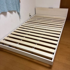 セミダブル　ベット　フレーム　ベットフレームの画像