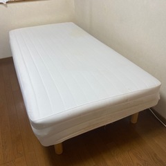 無印良品 脚付きマットレス シングルサイズの画像
