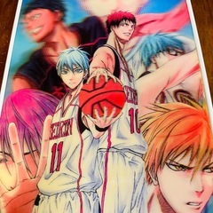 黒子のバスケ3Dパネルポスターの画像