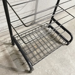 場所を取らない 薄型 シューズラック 幅cm ディスプレイ 国産 ブラック スリムシューズラック 省スペース 玄関 下駄箱 ラックの画像