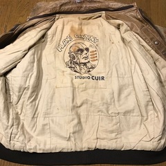 PLANE COMPANY　STUDIO CUIR 革ジャン G-2風 の画像