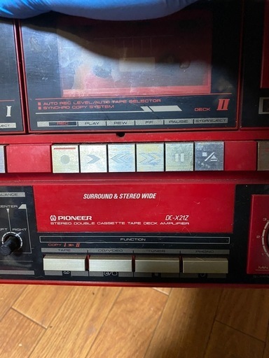 パイオニア　システムコンポ　レア物　レトロ　シャンク　通電確認のみ‼️ パイオニア システムコンポ レア物 レトロ シャンク 通電確認のみ‼️