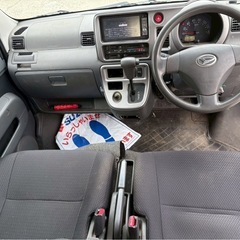 【支払総額24.8万円】h28年式ハイゼットカーゴ クルーズ記念グレード車検令和9年11月機関良好 純正ナビ タイヤバリ山 の画像