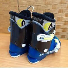 札幌【19cm Progressiveride ジュニアスキーブーツ】MOVE2 アウトソール235mm 2バックル ブルー系色 Jrスキーブーツ スキー靴 北20条店の画像