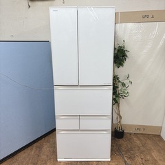 I359 🌈 ジモティー限定価格！ TOSHIBA 6ドア冷蔵庫 VEGETA(ベジータ) （510L 観音開き） ⭐ 動作確認済 ⭐ クリーニング済の画像