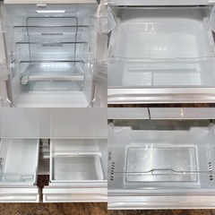 I359 🌈 ジモティー限定価格！ TOSHIBA 6ドア冷蔵庫 VEGETA(ベジータ) （510L 観音開き） ⭐ 動作確認済 ⭐ クリーニング済の画像