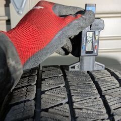 【バリ山】 ⭐️ブリヂストン DM-V3 225/65R17 4本 中古 2020年製の画像