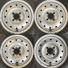 145/80R13 4本／100-4H／DL EC204 6分〜8分 SUZUKI 
A4984-22の画像