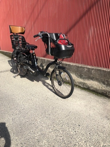 【京都発】京の楽チャリ　電動アシスト自転車　パナソニック　20インチ　ギュットミニ　黒色