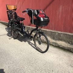 【京都発】京の楽チャリ　電動アシスト自転車　パナソニック　20インチ　ギュットミニ　黒色の画像