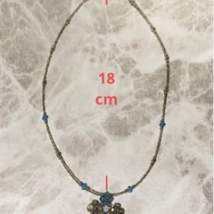 ハンドメイド　ビーズネックレスの画像