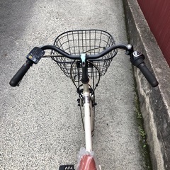 【京都発】京の楽チャリ　電動アシスト自転車　パナソニック　20インチ　グリッター　クリーム色の画像