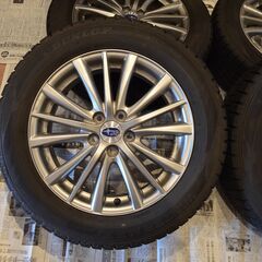 スバル　純正ホイール　スタッドレス　4本セット　205/55R16　5穴の画像
