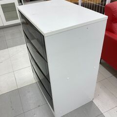 ★リユースのサカイ千葉中央店★  チェスト 白/黒 H89×D40×W59 クリーニング済み TC5427の画像