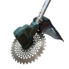 マキタ 充電式 草刈機 MUR190SDST 18V 230mmチップソー バッテリー 充電器付き 中古 makitaの画像