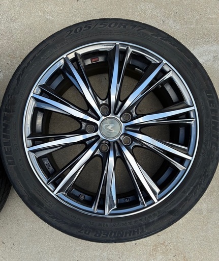 WEDSレオニスWX17 タイヤ付4本＋新品タイヤ1本