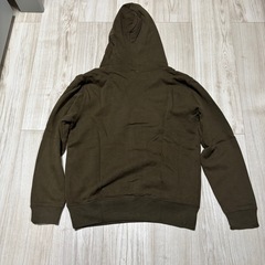 🏀 AKTR アクター ロゴパーカー キッズプルオーバーフーディ【カーキ/茶】ストリート/バスケ【サイズ150】の画像