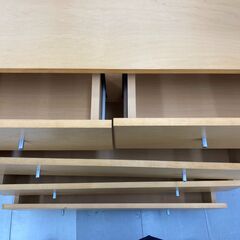 ★リユースのサカイ千葉中央店★  チェスト 茶 H83×D44×W87 クリーニング済み TC5428の画像