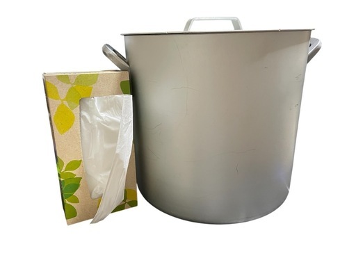 アルミ製 寸胴鍋 蓋付き 取っ手付き アルミ製 寸胴鍋 蓋付き 取っ手付きガス用 (D) 真岡の調理器具《鍋