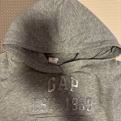GAP グレー　パーカー　ロゴパーカー　12-18month 80cmの画像