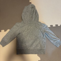 GAP グレー　パーカー　ロゴパーカー　12-18month 80cmの画像