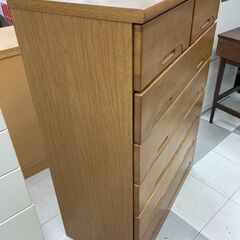 ★リユースのサカイ千葉中央店★  チェスト 茶 H113×D42×W80 クリーニング済み TC5429の画像