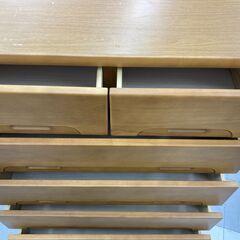 ★リユースのサカイ千葉中央店★  チェスト 茶 H113×D42×W80 クリーニング済み TC5429の画像