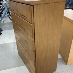 ★リユースのサカイ千葉中央店★  チェスト 茶 H113×D42×W80 クリーニング済み TC5429の画像