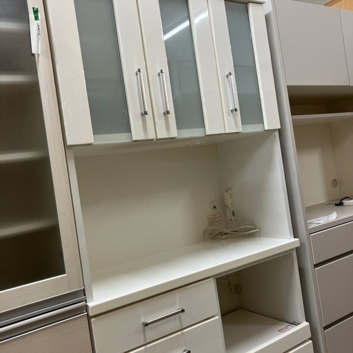 ニトリレンジボード3枚扉RIPE ホワイト【トレファク堺福田店】