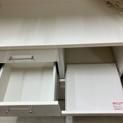 ニトリレンジボード3枚扉RIPE ホワイト【トレファク堺福田店】の画像