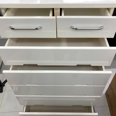 ★リユースのサカイ千葉中央店★  チェスト 白 H130×D45×W80 クリーニング済み TC5430の画像