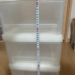 プラ衣装ケース(小)※必ず寸法を確認下さいの画像