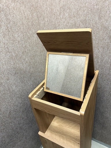 新品】コスメワゴン 大容量収納 ドレッサー 鏡台 キャスター付き コスメストレージ ドレッサー 高さ100cm キャスター付