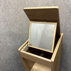コスメストレージ ドレッサー 高さ100cm キャスター付の画像