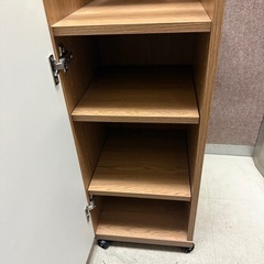 コスメストレージ ドレッサー 高さ100cm キャスター付の画像