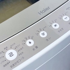 (送料無料) 2022年 極美品 6kg 洗濯機 しわケア脱水 風乾燥 つけ置きコース ⑨の画像