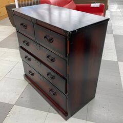 ★リユースのサカイ千葉中央店★  チェスト こげ茶 H70×D34×W67 クリーニング済み TC5431の画像