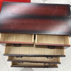 ★リユースのサカイ千葉中央店★  チェスト こげ茶 H70×D34×W67 クリーニング済み TC5431の画像