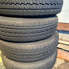 ホイール付きタイヤ　TOYO V-02e 145/R12LT6PR 8.5〜9部目の画像