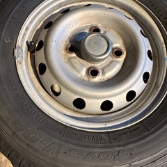 ホイール付きタイヤ　TOYO V-02e 145/R12LT6PR 8.5〜9部目の画像