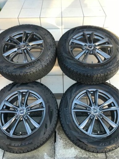 【美品】スタッドレスタイヤ&アルミホイール／PIRELLI　【225/65/R17】