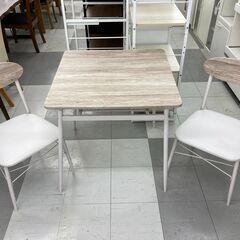 ★リユースのサカイ千葉中央店★  ダイニングセット（椅子2脚付）  H70×D70×W70 クリーニング済み TC5432の画像